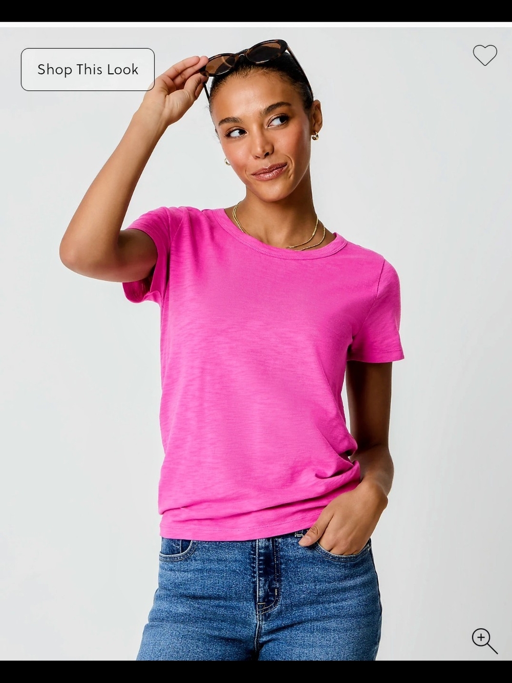 J. Crew Factory Girlfriend Style Crewneck Tee, Size M